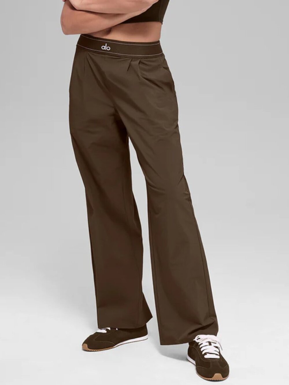 ALO Yoga Suit Up Trouser😘🤎Coffee Brown Casual/Formal (Regular, Brand New)